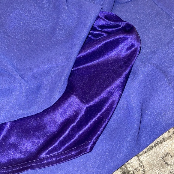 Shimmering purple high low Double Zero dress - Picture 6 of 8